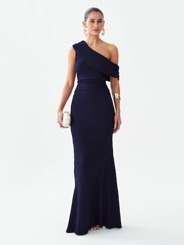 Robe de soirée 'Croix' St MRLO en bleu : devant