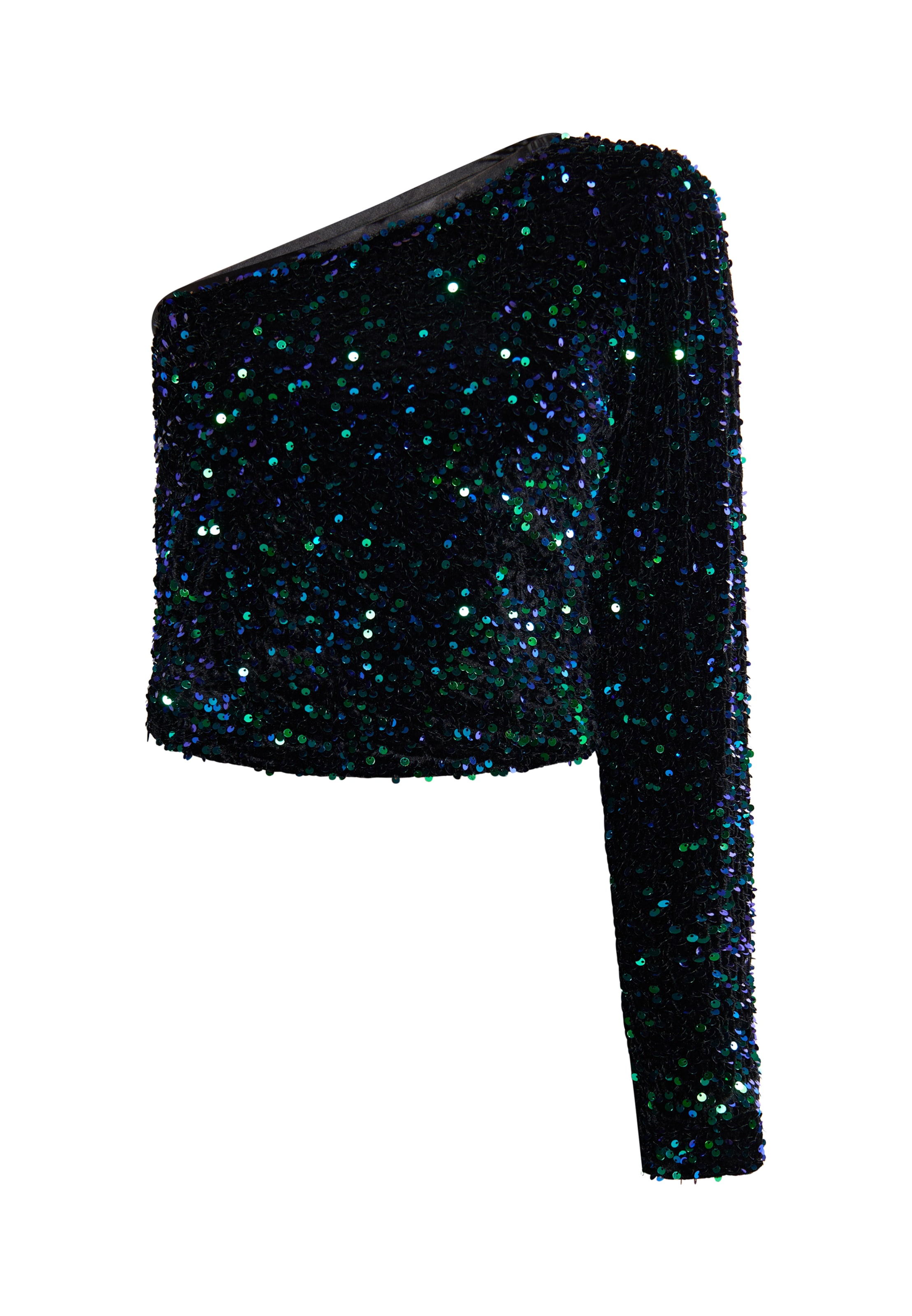 faina Μπλούζα σε μαύρο: μπροστά