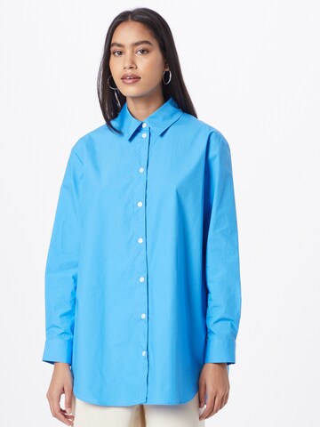 Samsøe Samsøe Blouse 'HALEY' in Blauw: voorkant