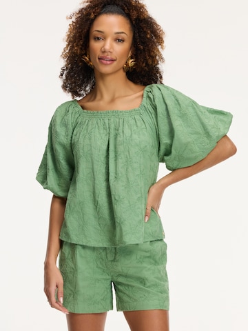 Shiwi Blouse 'ELZA' in Green: front
