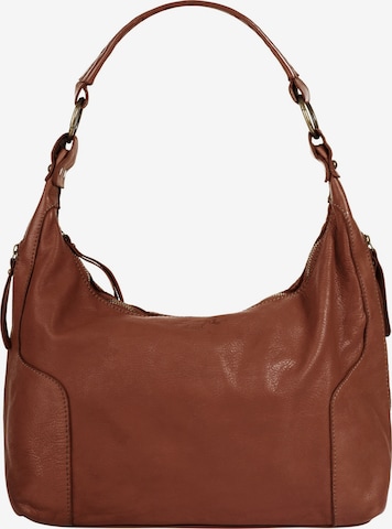 Cabas Samantha Look en marron : devant