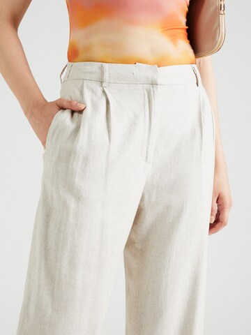 Wide Leg Pantalon à pince 'OBJLIVA' OBJECT en beige