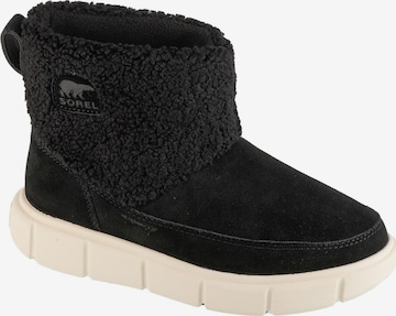 SOREL Boots 'Explorer III Slip-on Cozy WP' in Zwart: voorkant