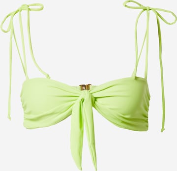 Bustier Hauts de bikini Misspap en vert : devant