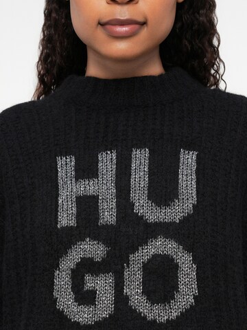HUGO Svetr 'Sloguis' – černá