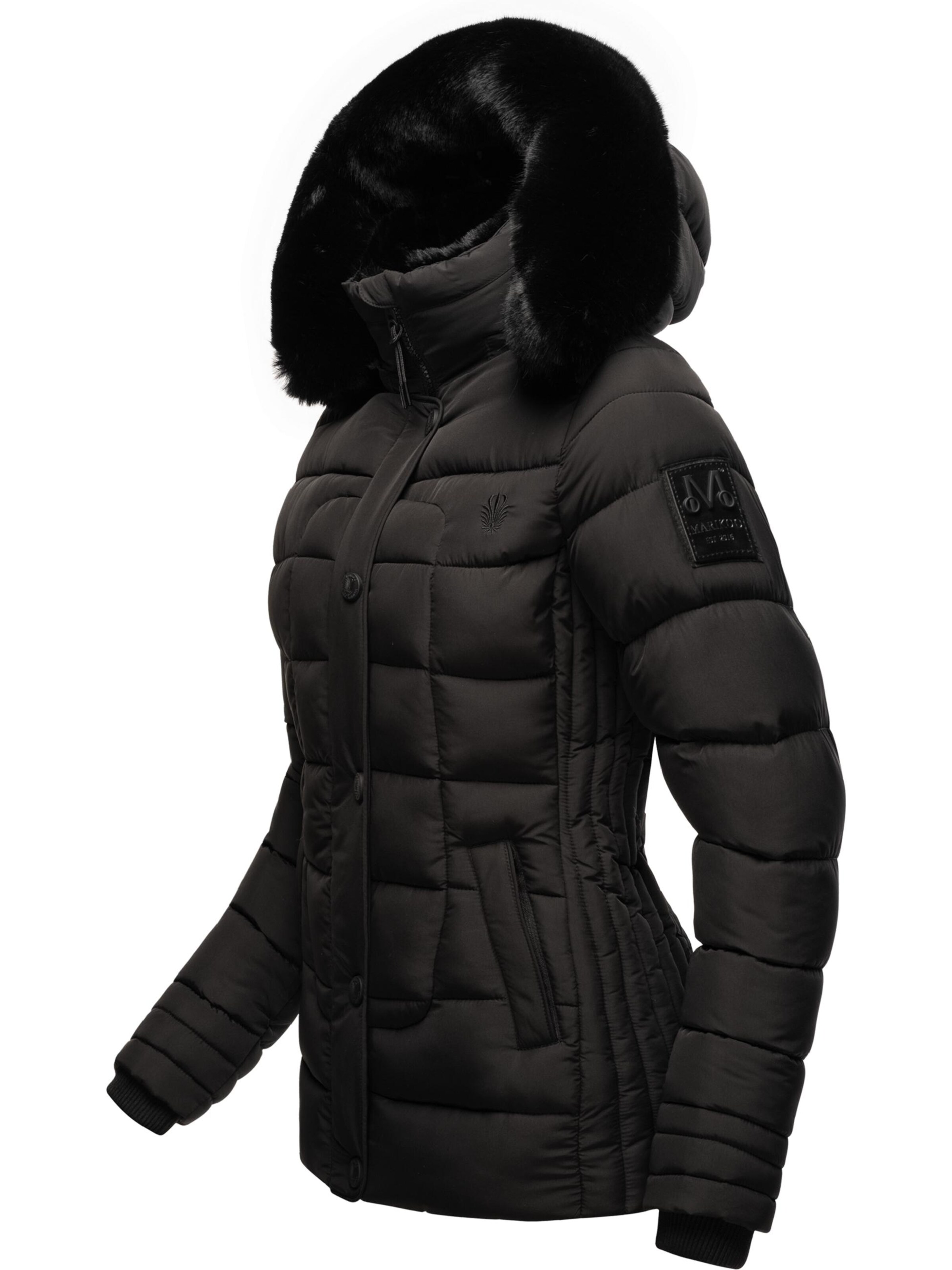 Veste d’hiver 'Qesraa' MARIKOO en noir