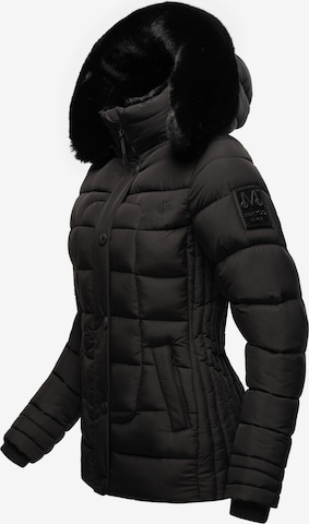 MARIKOO Winter Jacket 'Qesraa' in Black
