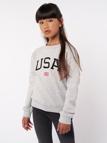 Sweat-shirt America Today en gris : devant