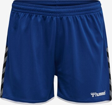 Hummel Workout Pants 'Poly' in Blue: front