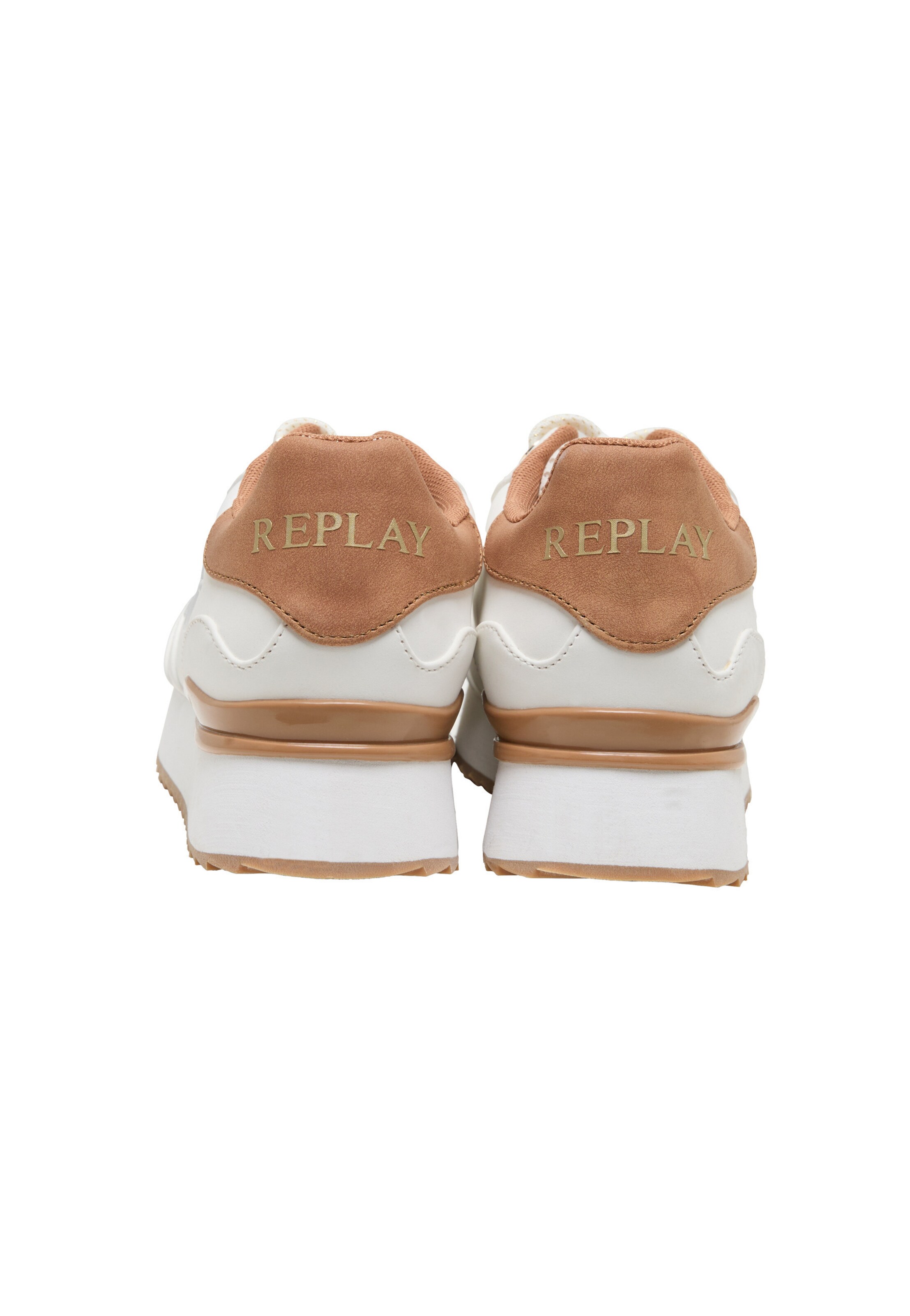 Baskets basses 'PENNY' REPLAY en blanc