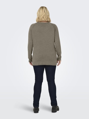 ONLY Carmakoma Sweater 'CARLADY' in Brown