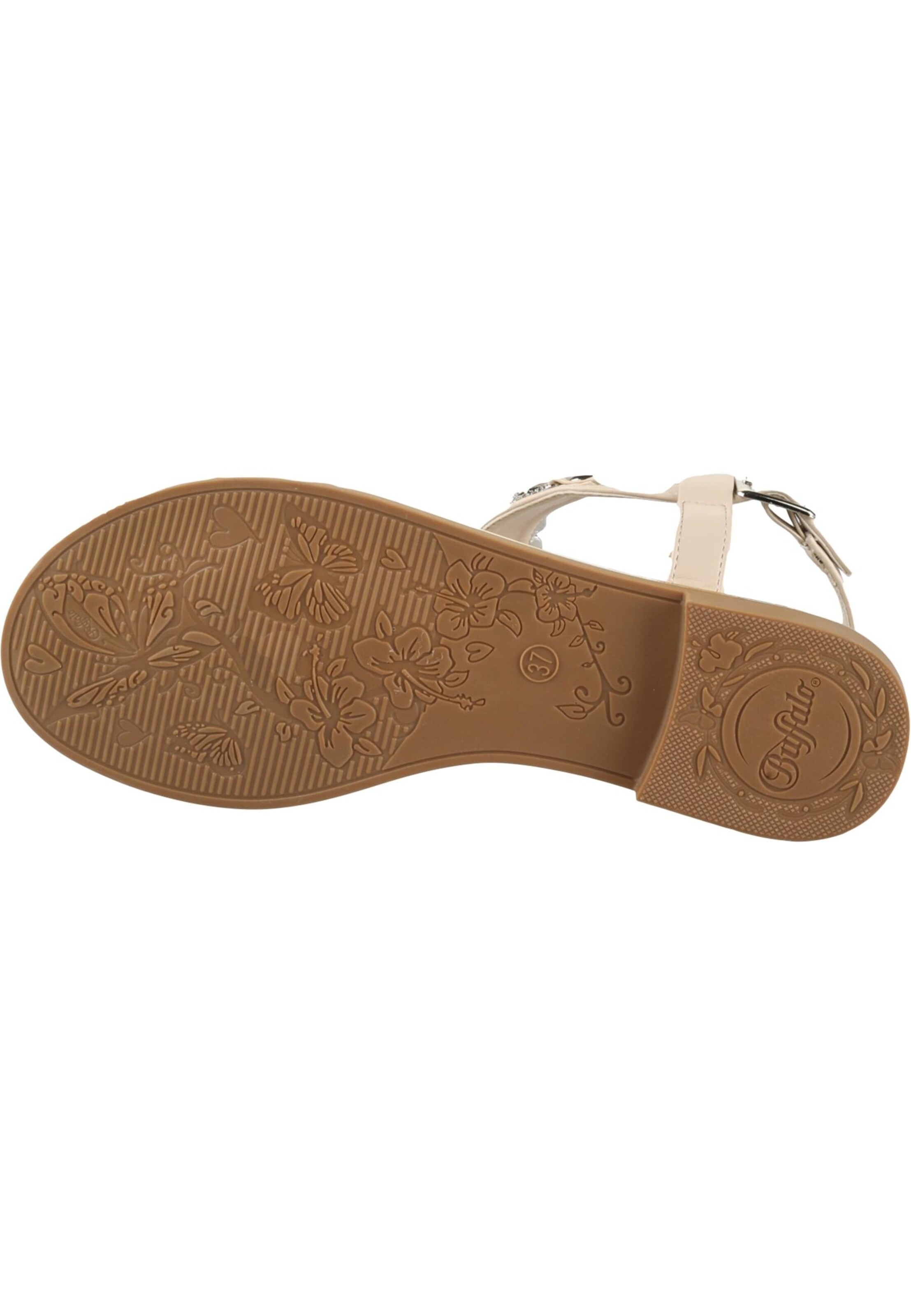 BUFFALO Σαγιονάρες διχαλωτές 'Kira' σε μπεζ