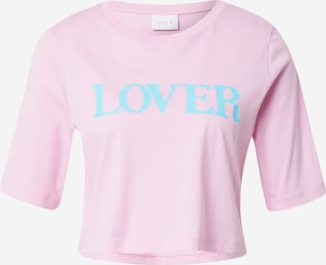 VILA T-shirt 'VULKAN' i rosa: framsida