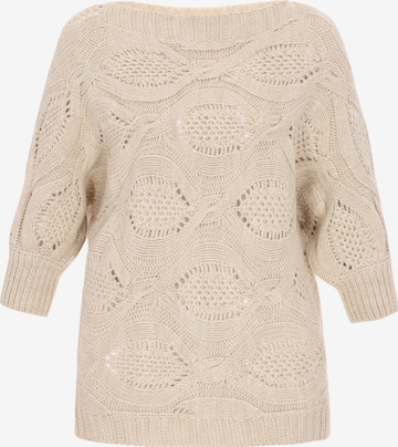 Usha Свитер в Бежевый: спереди