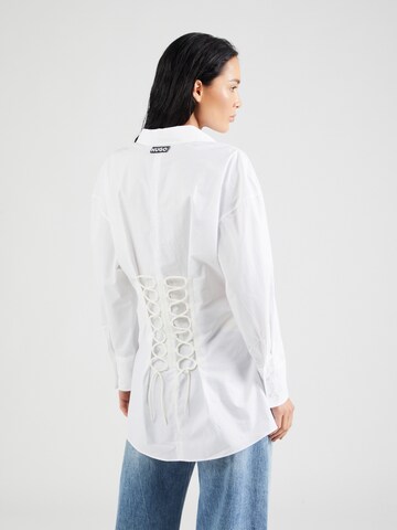 HUGO Red - Blusa 'Eulaila' en blanco