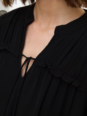 VERO MODA Blouse 'VMLINEA' in Zwart