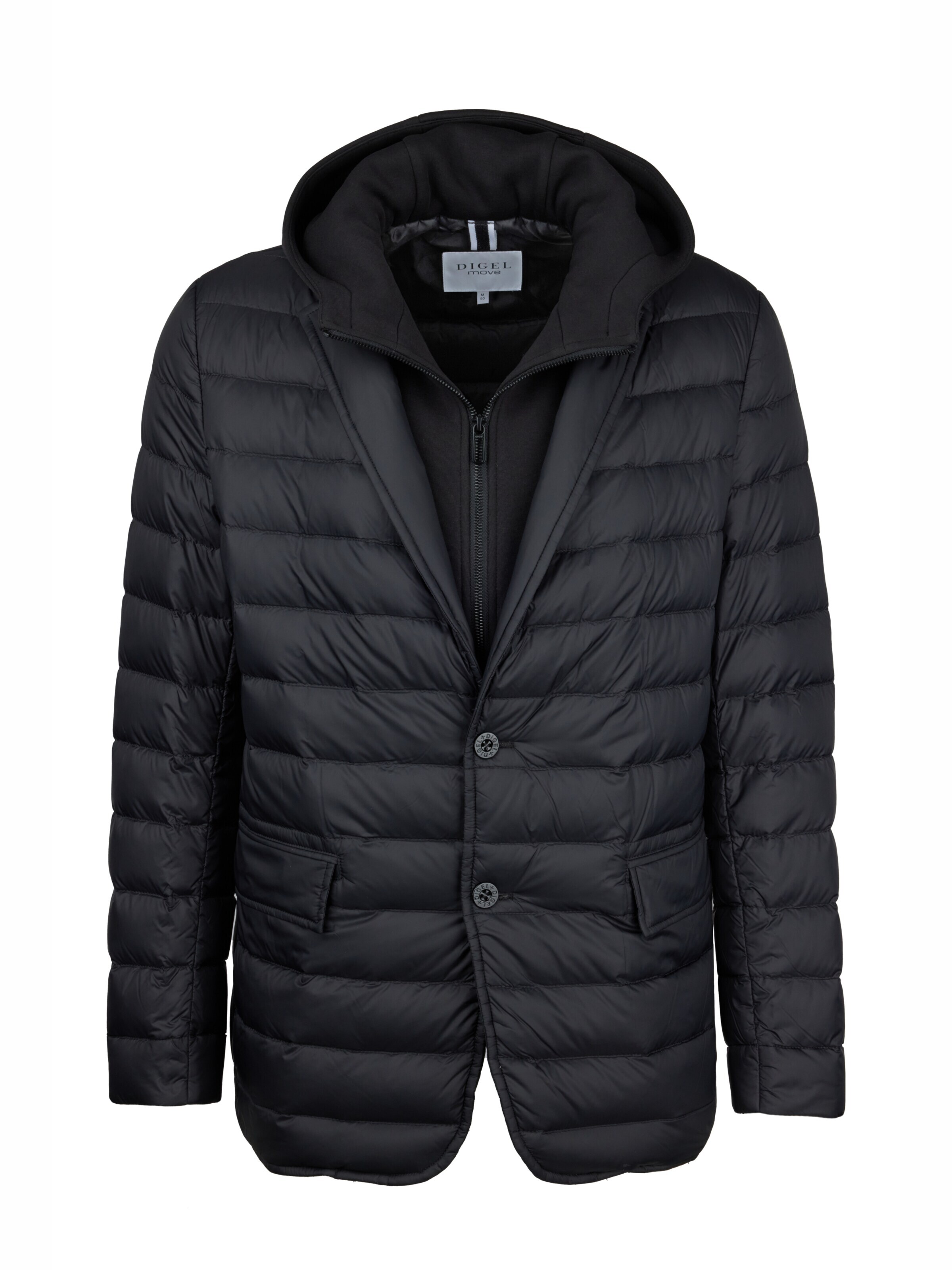 Digel Between-Season Jacket 'Portofino' in Black: front