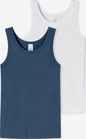 SCHIESSER Onderhemd ' 95/5 ' in Blauw: voorkant