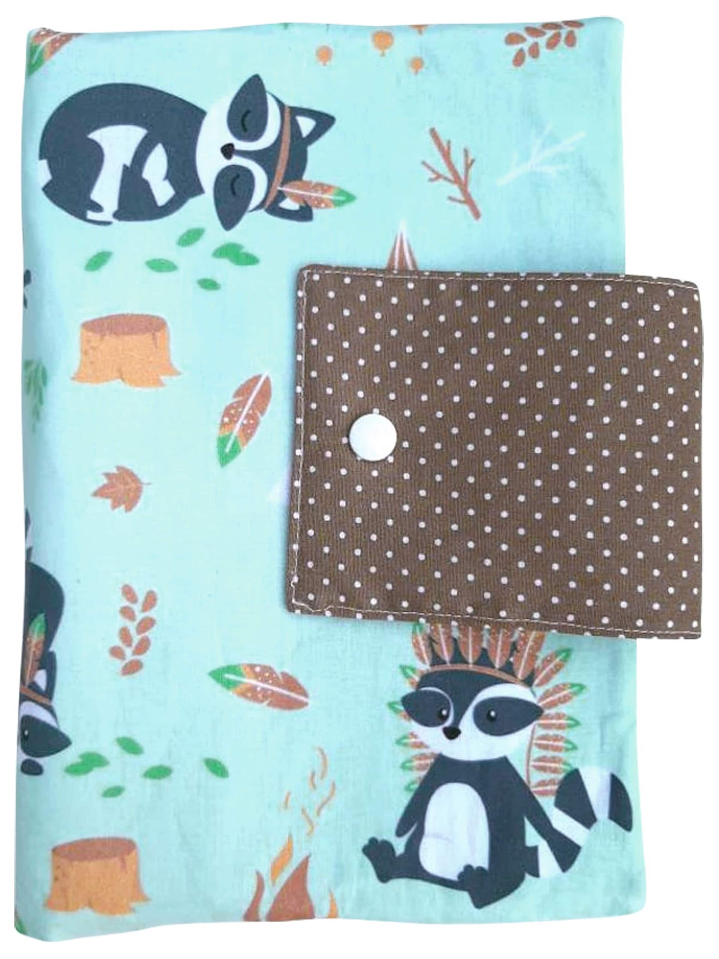 Sac à langer 'Waschbär' Land-Juwelen en bleu : devant