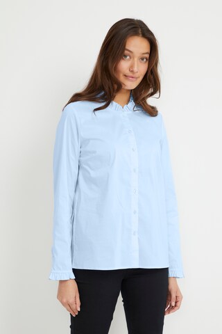 CULTURE Blouse 'Antoinett' in Blue: front