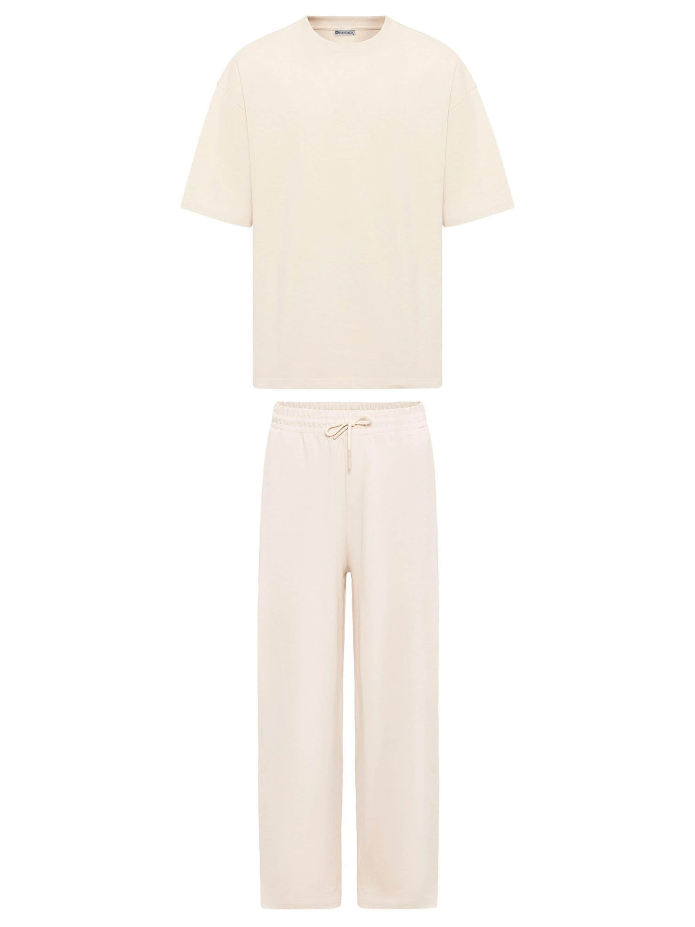 Dandalo - Fato de jogging em bege: frente