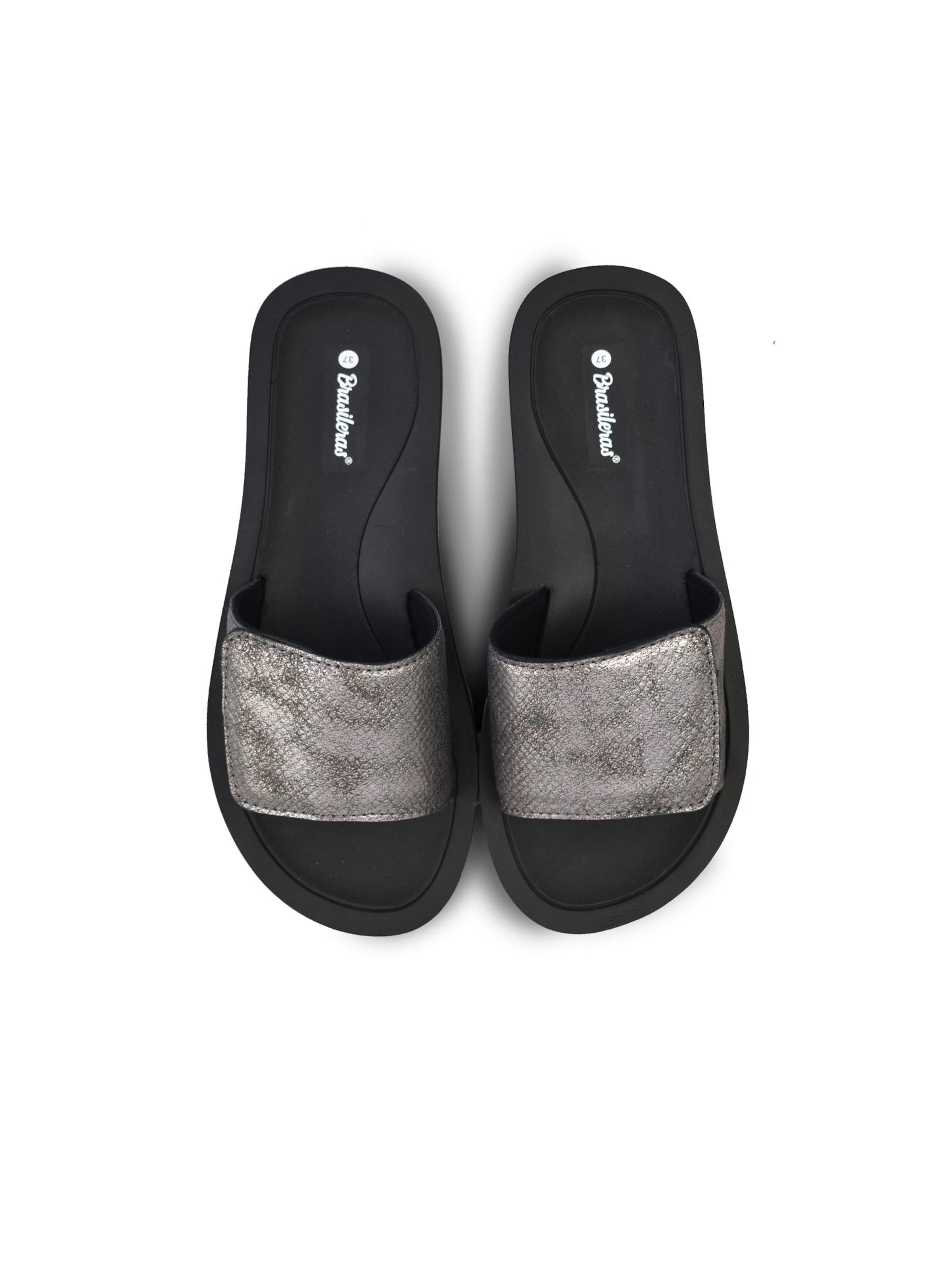 Zoccoletto 'Platino' di Brasileras in nero