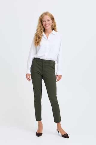 b.young Slim fit Trousers ' Dixi ' in Green