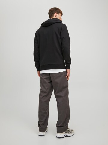 JACK & JONES Sweatjakke 'STAMP' i svart