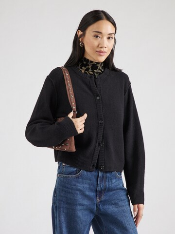 Cardigan 'ILAYA' OUI en noir : devant