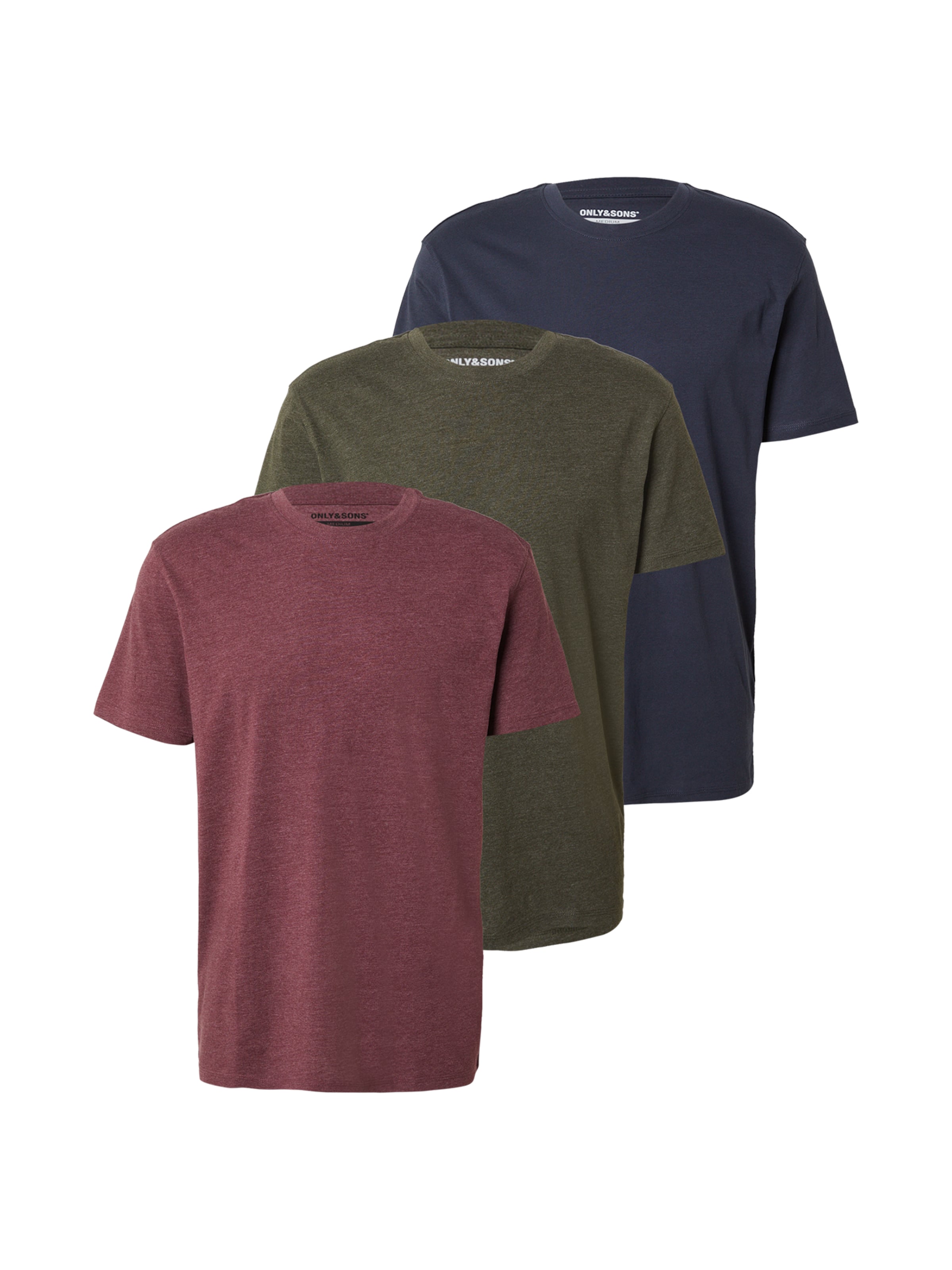 T-Shirt 'ONSMAX' Only & Sons en bleu : devant