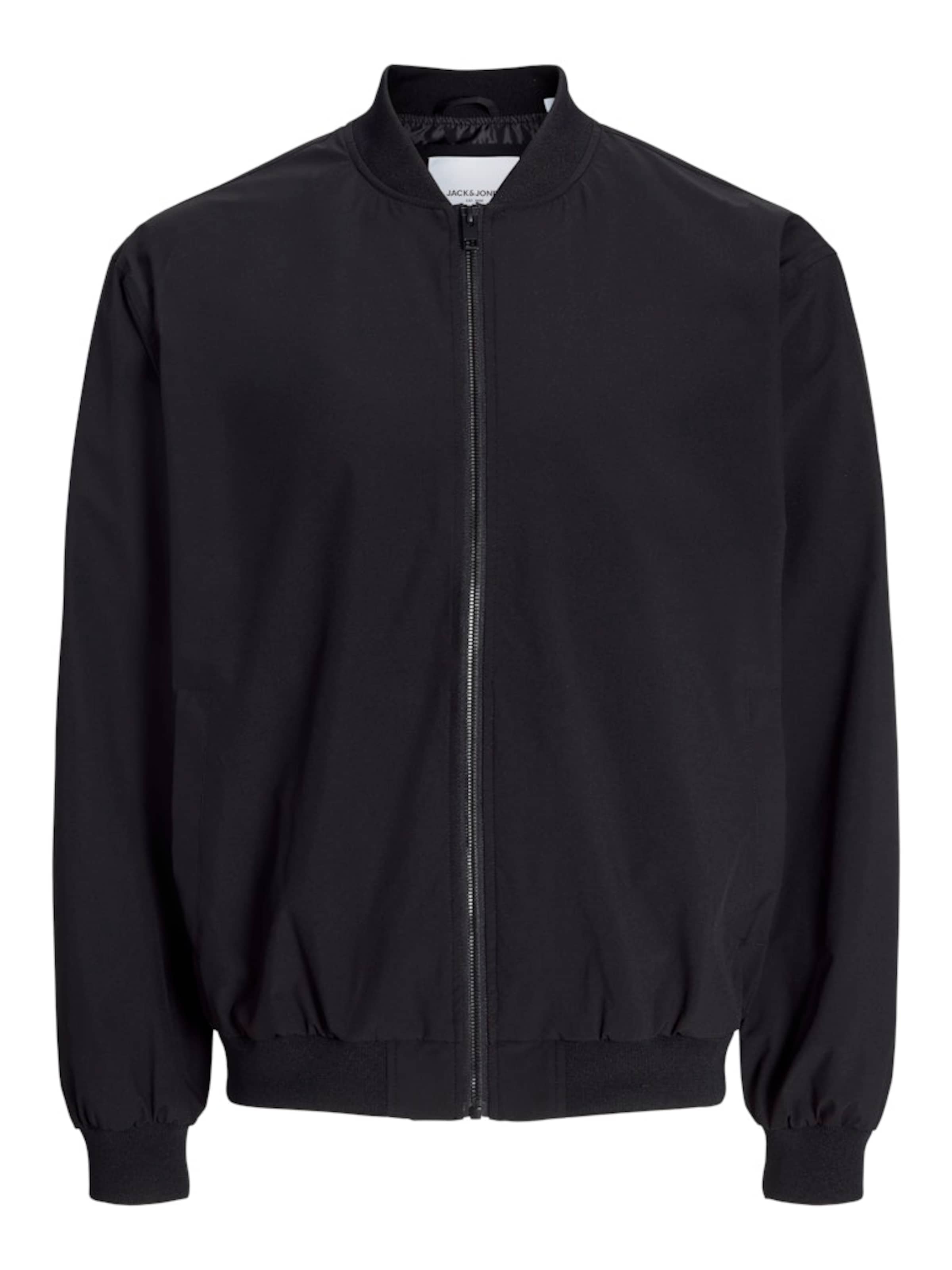 JACK & JONES Between-Season Jacket 'JJECharge' in Black: front