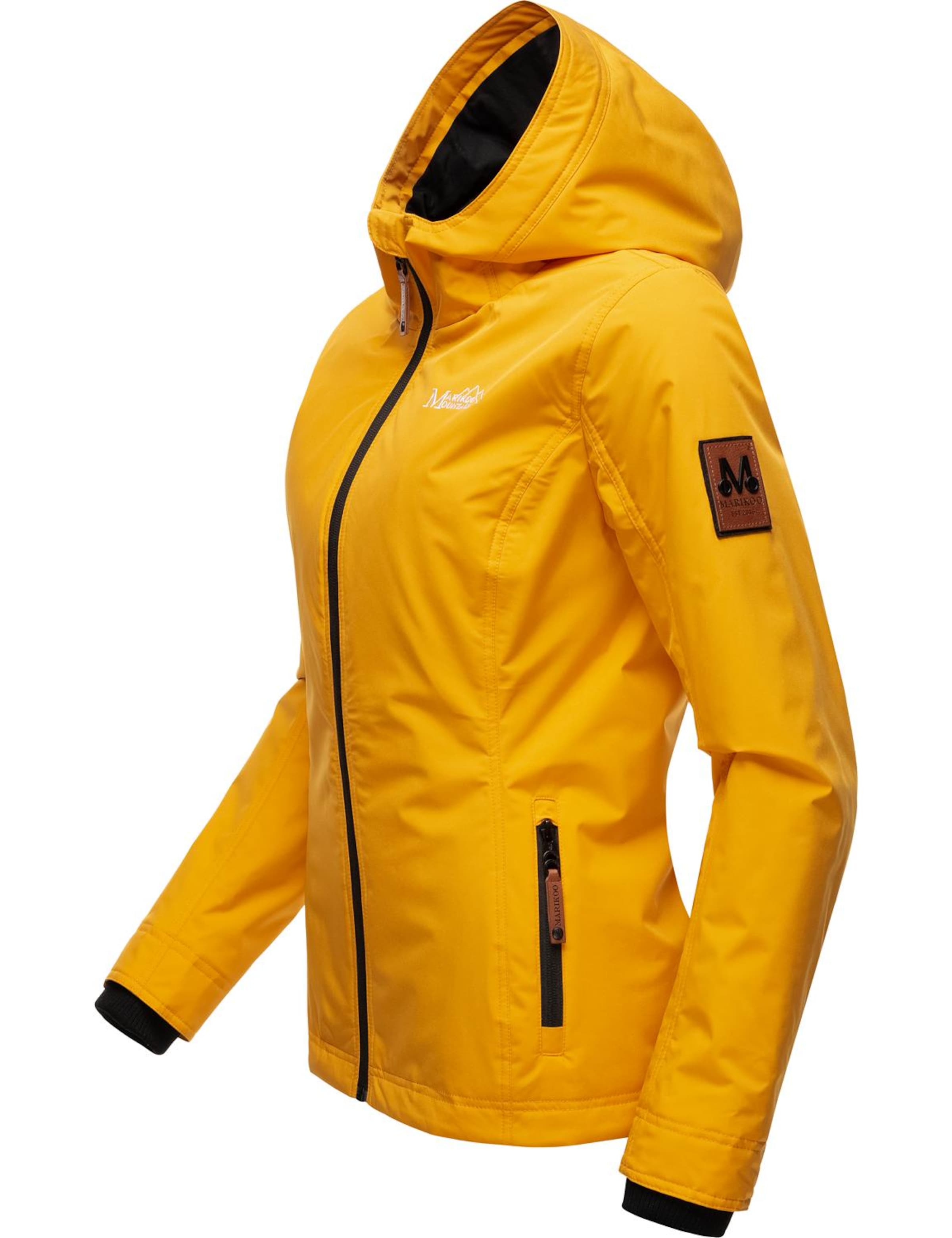 Veste mi-saison 'Brombeere' MARIKOO en jaune