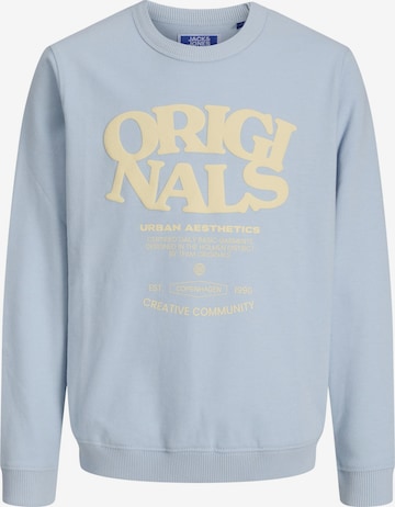 Jack & Jones Junior Sweatshirt in Blau: Vorderseite