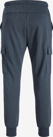 JACK & JONES Tapered Cargobroek 'Gordon' in Blauw