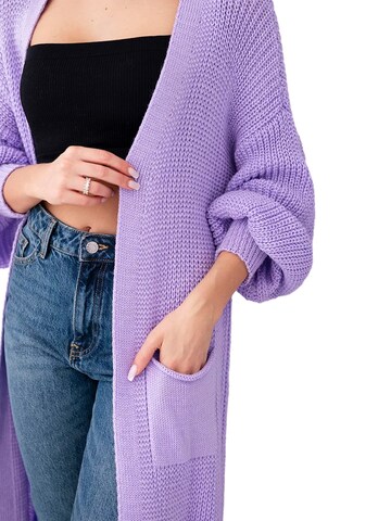 Lumera Kardigan 'Rubis' – fialová
