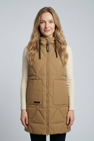 ICEPEAK Vest in Brown: front