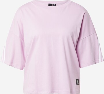 ADIDAS SPORTSWEAR Funkční tričko 'Future Icons 3-Stripes' – fialová: přední strana
