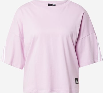 ADIDAS SPORTSWEAR Koszulka funkcyjna 'Future Icons 3-Stripes' w kolorze fioletowy: przód