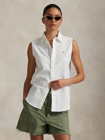 Polo Ralph Lauren Bluse in Weiß: Vorderseite