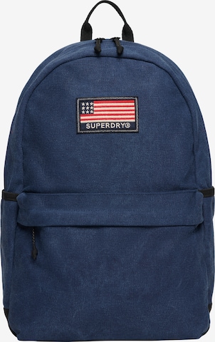 Superdry Backpack 'Montana' in Blue: front