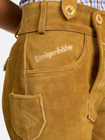 Steigenhöfer Regular Traditional Pants 'Annika' in Brown