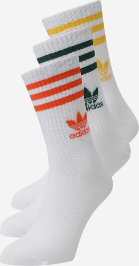 ADIDAS ORIGINALS Socken in gelb / grün / orange / weiß, Produktansicht