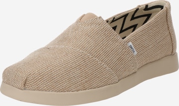 Slipper 'Alpargata Plus' di TOMS in beige: frontale