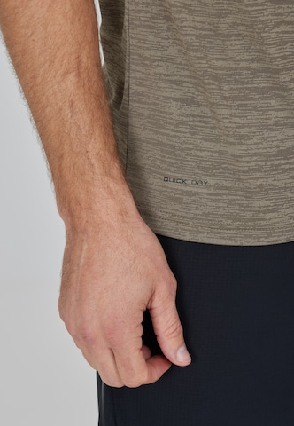 ENDURANCE Funkcionalna majica 'PORTOFINO' | rjava barva
