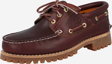 TIMBERLAND Schnürschuh 'Authentics 3 Eye Classic Lug' in Braun: predná strana