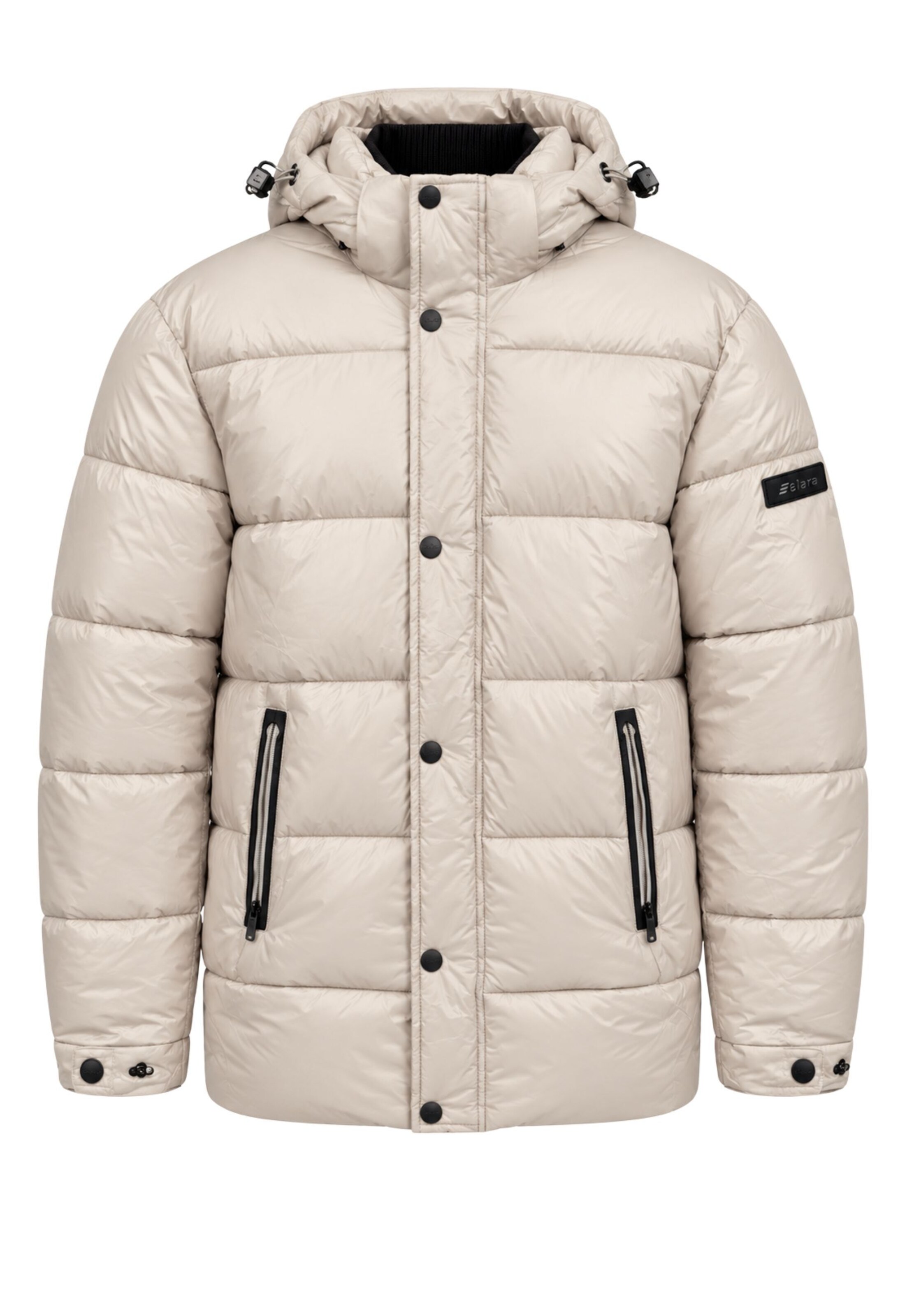 Elara Winterjas in Beige: voorkant