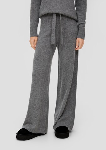 s.Oliver Wide leg Pants in Grey: front