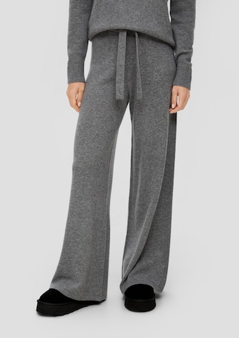 s.Oliver Wide leg Pants in Grey: front