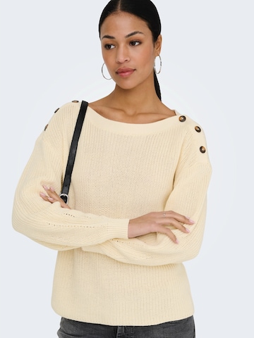 ONLY Sweater 'ONLHilde' in Beige