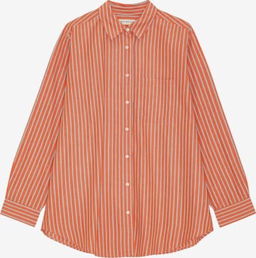 Maglietta ' gaia ' di moshi moshi mind in arancione: frontale